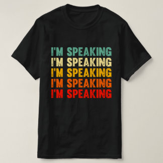 T-shirt Je parle Kamala Harris Vice-présidente Débat