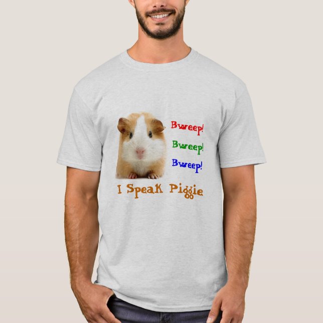 T-shirt Je parle Piggie (Devant)