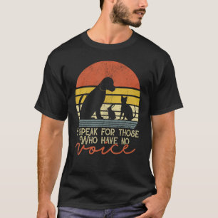 T-shirt Je Parle Pour Ceux Qui N'Ont Pas De Voix - Cadeau 