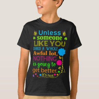 T-shirt Je Parle Pour Le Jour des terres Arbres Sauvez La