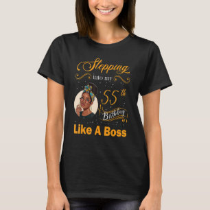 T-shirt Je Passe À Mon 55E Anniversaire Comme Un Patron He