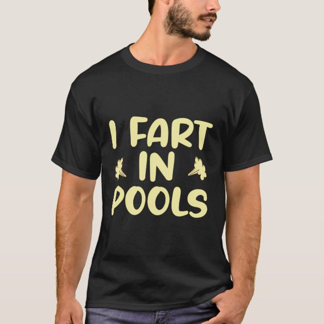 T-shirt Je Passe Dans Les Piscines (Devant)