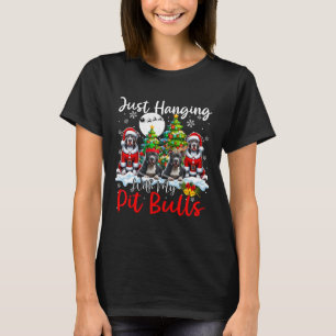 T-shirt Je Passe Juste Avec Mes Taureaux De Pot Trois Père