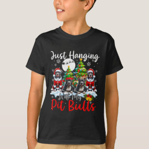 T-shirt Je Passe Juste Avec Mes Taureaux De Pot Trois Père