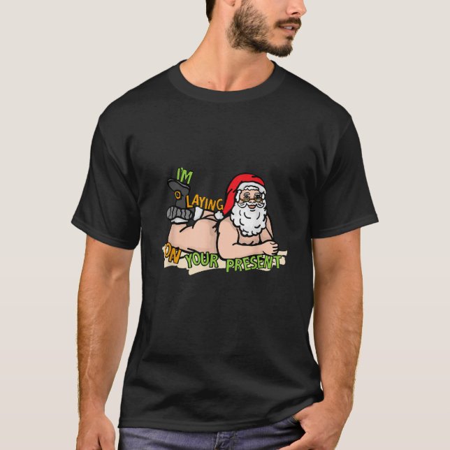 T-shirt Je Passe Sur Ton Présent Thug Santa Claus Ugly C (Devant)