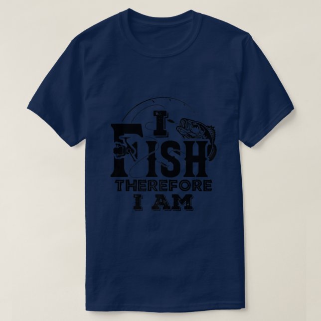 T-shirt Je Pêche Donc Je Pêche Pêcheur Funny Prem (Design devant)