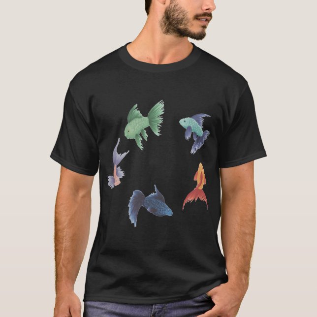 T-shirt Je pêche donc je suis (Devant)