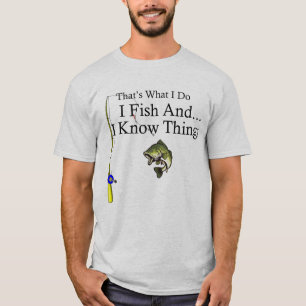 T-shirt Je pêche et je sais des choses