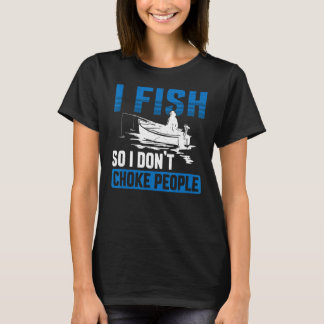 T-shirt Je Pêche Je Ne Choque Pas Les Gens