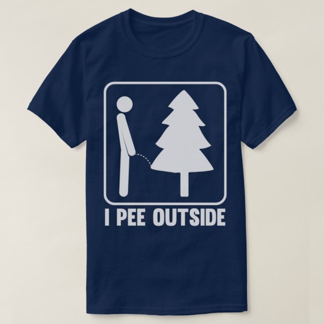 T-shirt Je Pee Hors Camg (Design devant)