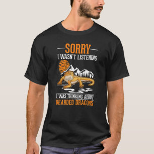 T-shirt Je pensais aux dragons barbus