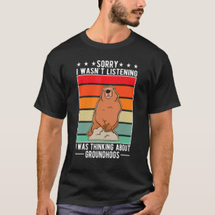 T-shirt Je Pensais Aux Marmottes Des Marmottes Des Marmott