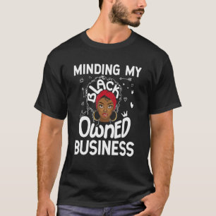 T-shirt Je pense à ma Black Owen Business Africain Black H