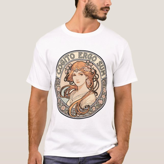 T-shirt Je pense donc je suis (Devant)
