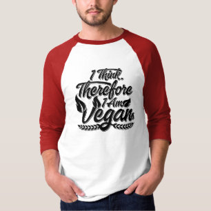 T-shirt Je Pense Que Je Suis Vegan.