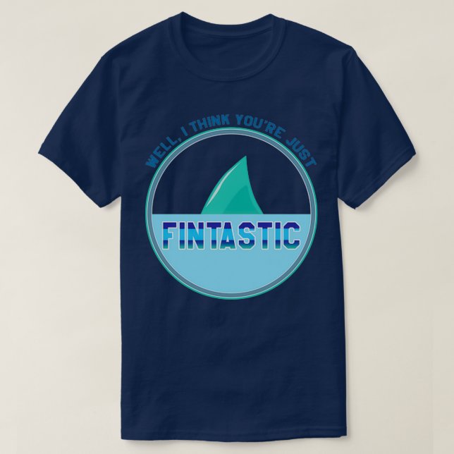T-shirt Je pense que vous venez de finesse Aquarium Cadeau (Design devant)