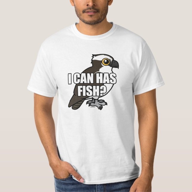 T-shirt Je peux a des poissons ? (Devant)
