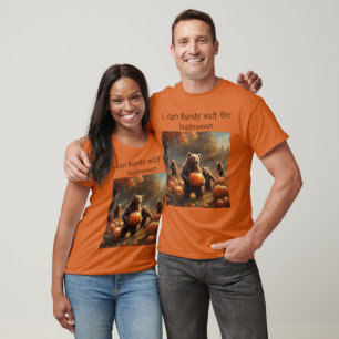 T-shirt Je peux à peine attendre Halloween fantaisiste aut