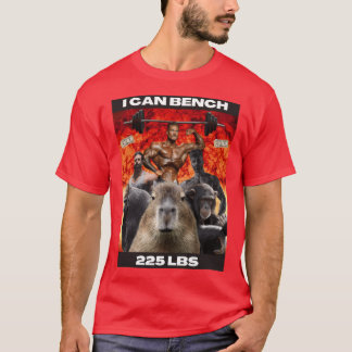 T-shirt Je peux banc 225 Livres drôle