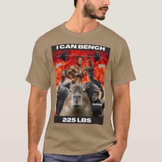 T-shirt Je peux banc 225 Livres drôle