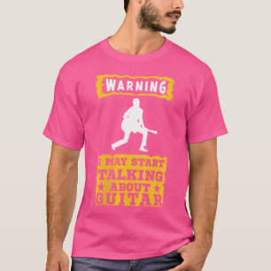 T-shirt Je Peux Commencer À Parler De Guitare Acoustique G