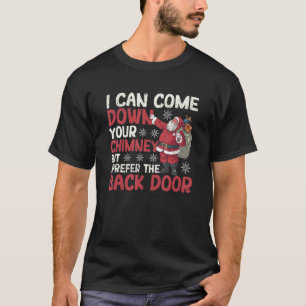 T-shirt Je Peux Descendre Votre Chemin Sale Père Noël Jok