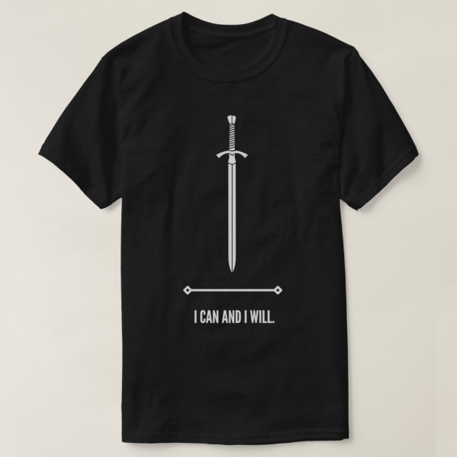 T-shirt Je peux et je vais 3 (Design devant)