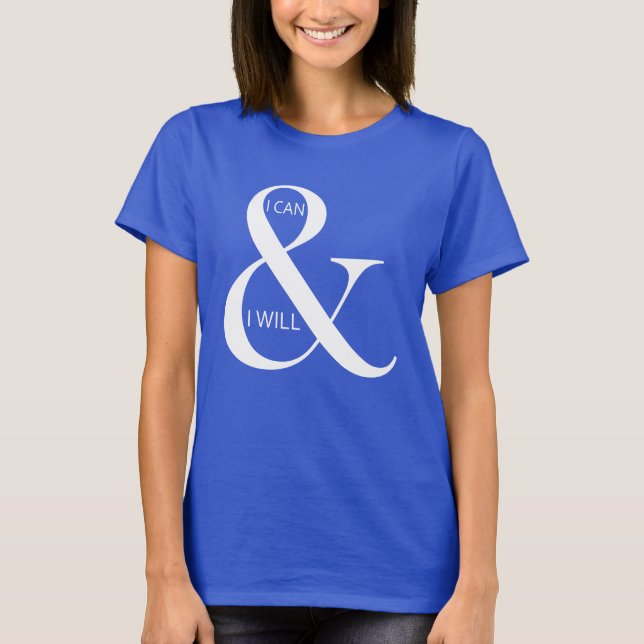 T-shirt Je peux et je veux motiver (Devant)