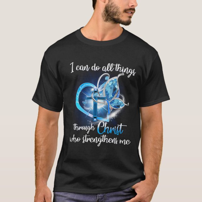 T-shirt Je peux faire des choses par le Christ qui me fort (Devant)