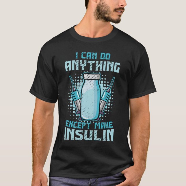T-shirt Je peux faire n'importe quoi sauf fabriquer de l'i (Devant)