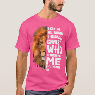 T-shirt Je Peux Faire Tout Par Christ