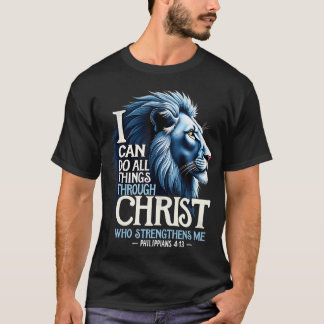 T-shirt Je peux faire toutes choses par la foi chrétienne