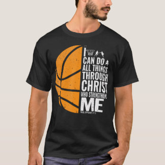 T-shirt Je peux faire toutes choses par le Christ Panier c