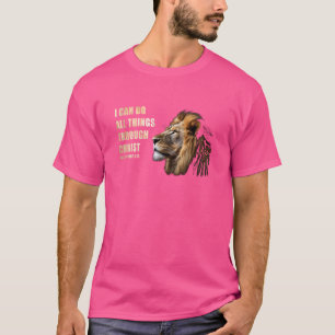 T-shirt Je peux faire toutes les choses par Christ u2013 P