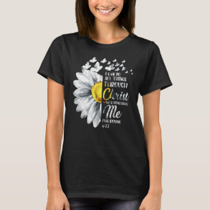 T-shirt Je Peux Faire Toutes Les Choses Par Le Christ - Fl