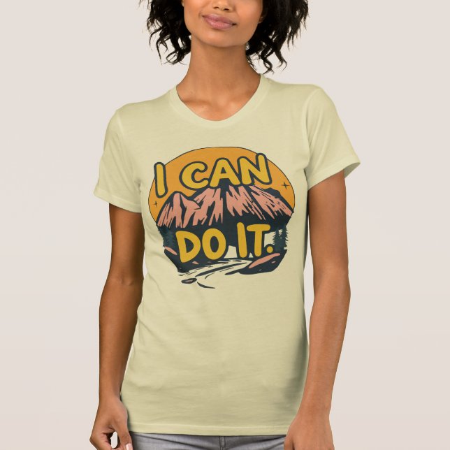 T-shirt Je peux le faire  (Devant)