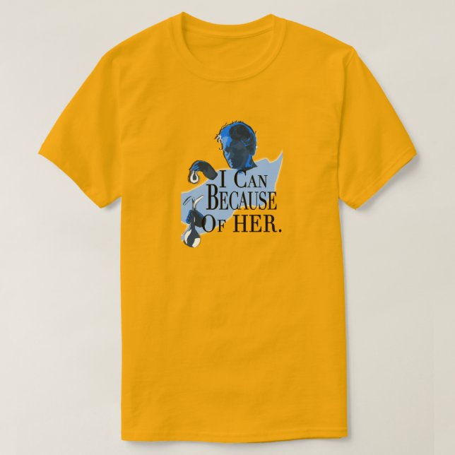 T-shirt Je peux Marie Curie (Design devant)