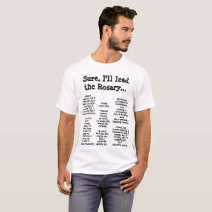 T-shirt Je peux mener le chapelet