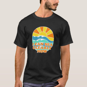 T-shirt Je Peux Mer Clairement Maintenant Beach Beach Beac