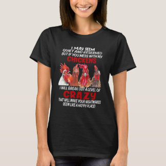 T-shirt Je peux sembler calme réservé mais si vous vous mê