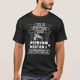 T-shirt Je peux tout faire par le biais de la course de ba