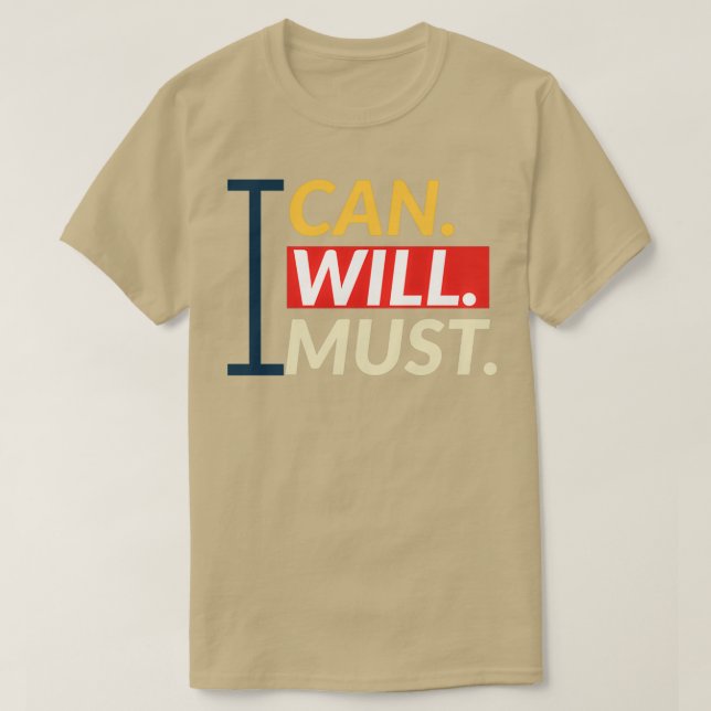 T-shirt Je Peux Vais Devoir Motiver Le Design (Design devant)