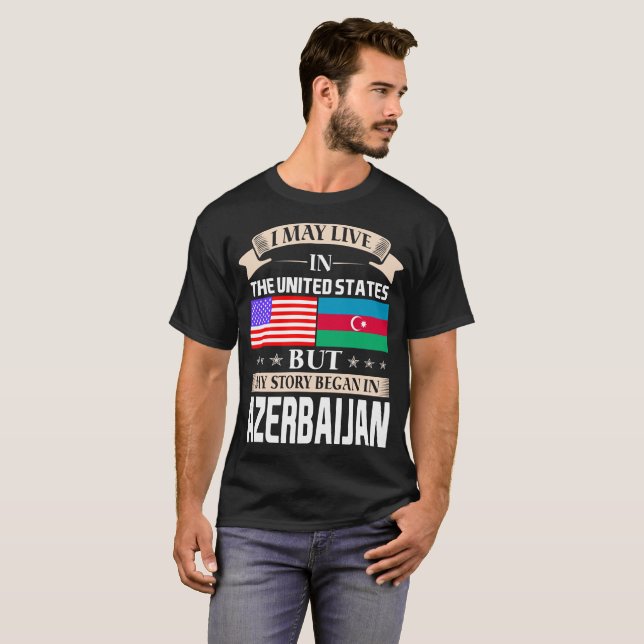 T-shirt Je peux vivre dans l'histoire des Etats-Unis ai (Devant entier)