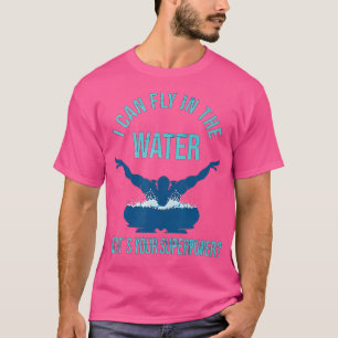 T-shirt Je peux voler Quelle est ta superpuissance Nageur