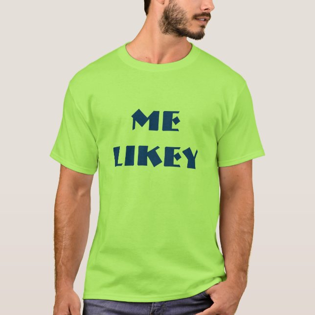 T-shirt je pièce en t de likey (Devant)