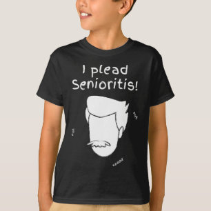 T-shirt Je plaide Senioristis. Vieil homme senior femme vi