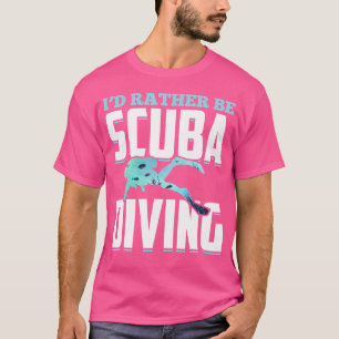 T-shirt Je Plais Plutôt Être Plongée Sous-Marine