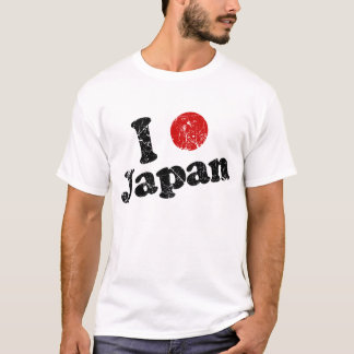 T-shirt je pointille (coeur) le Japon