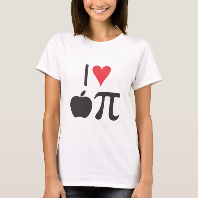 T-shirt Je pomme d'amour pi (Devant)