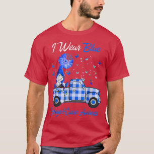 T-shirt Je Porte Bleu Gnome Camion Acteurs de cancer de l'